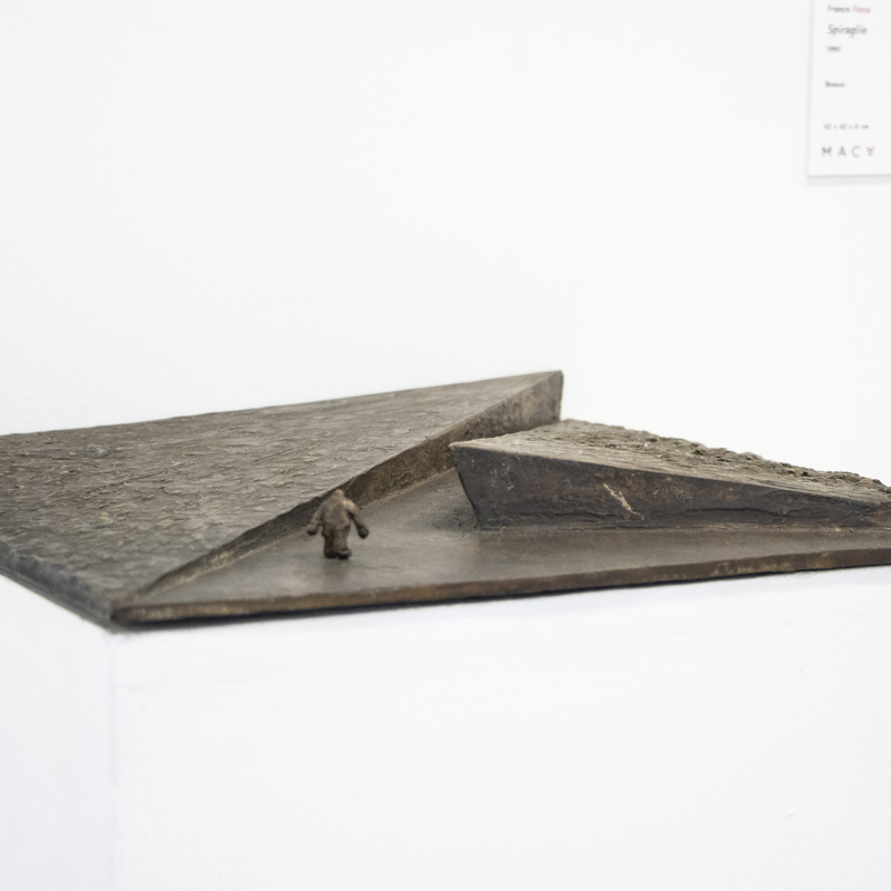 Franco Fossa, Spiraglio, 1992, bronzo, 42x42x6 cm